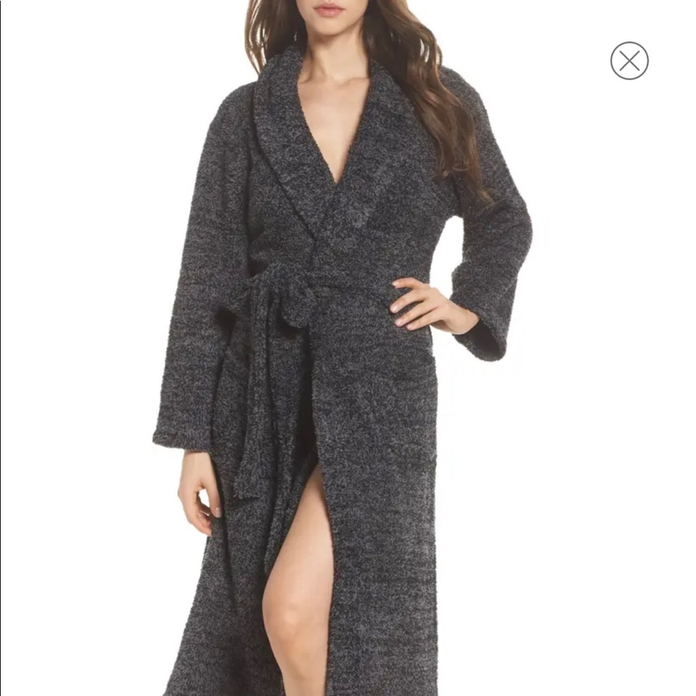 Barefoot Dreams Black Graphite Robe